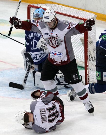Ice Hockey. KHL. Dynamo Moscow vs. Dinamo Riga