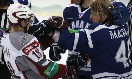 Ice Hockey. KHL. Dynamo Moscow vs. Dinamo Riga