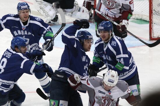 Ice Hockey. KHL. Dynamo Moscow vs. Dinamo Riga