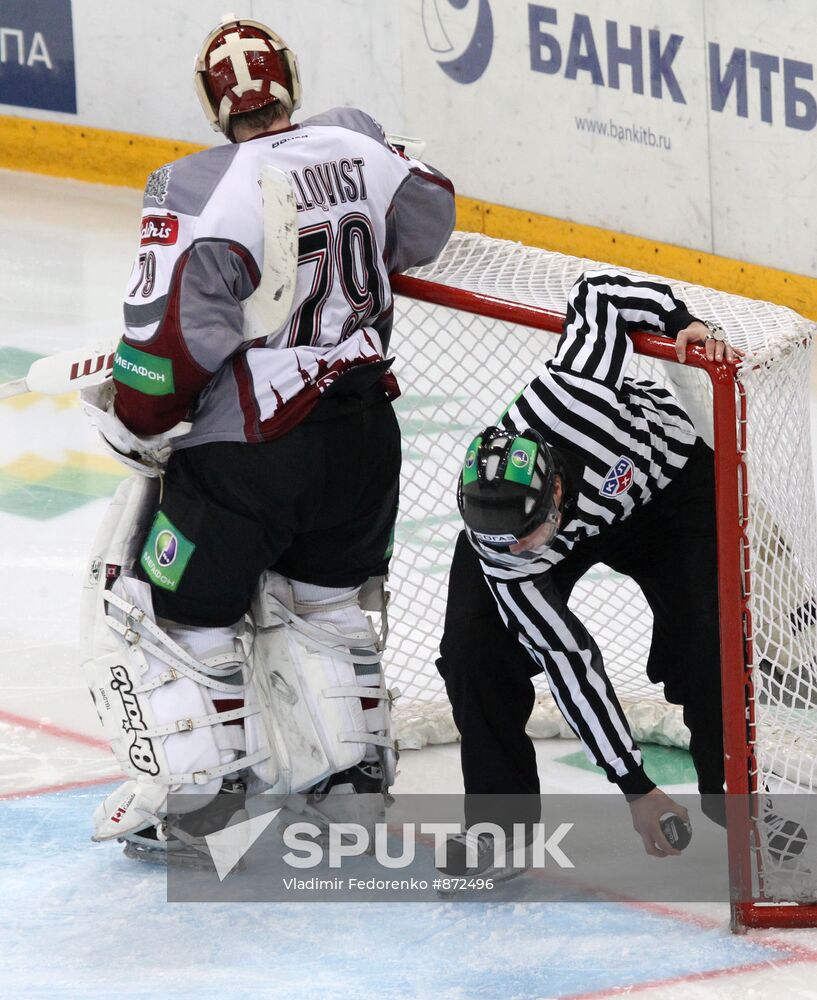 Ice Hockey. KHL. Dynamo Moscow vs. Dinamo Riga