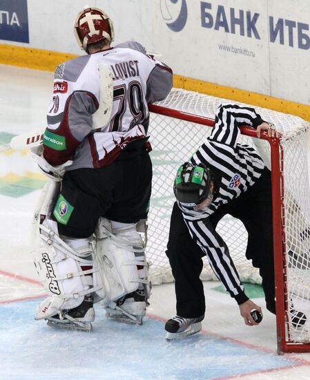Ice Hockey. KHL. Dynamo Moscow vs. Dinamo Riga