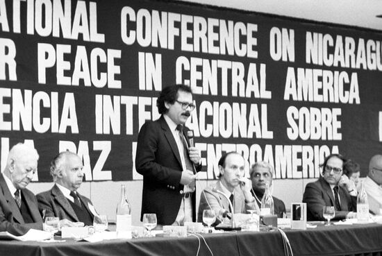 Conference of solidarity with Nicaragua