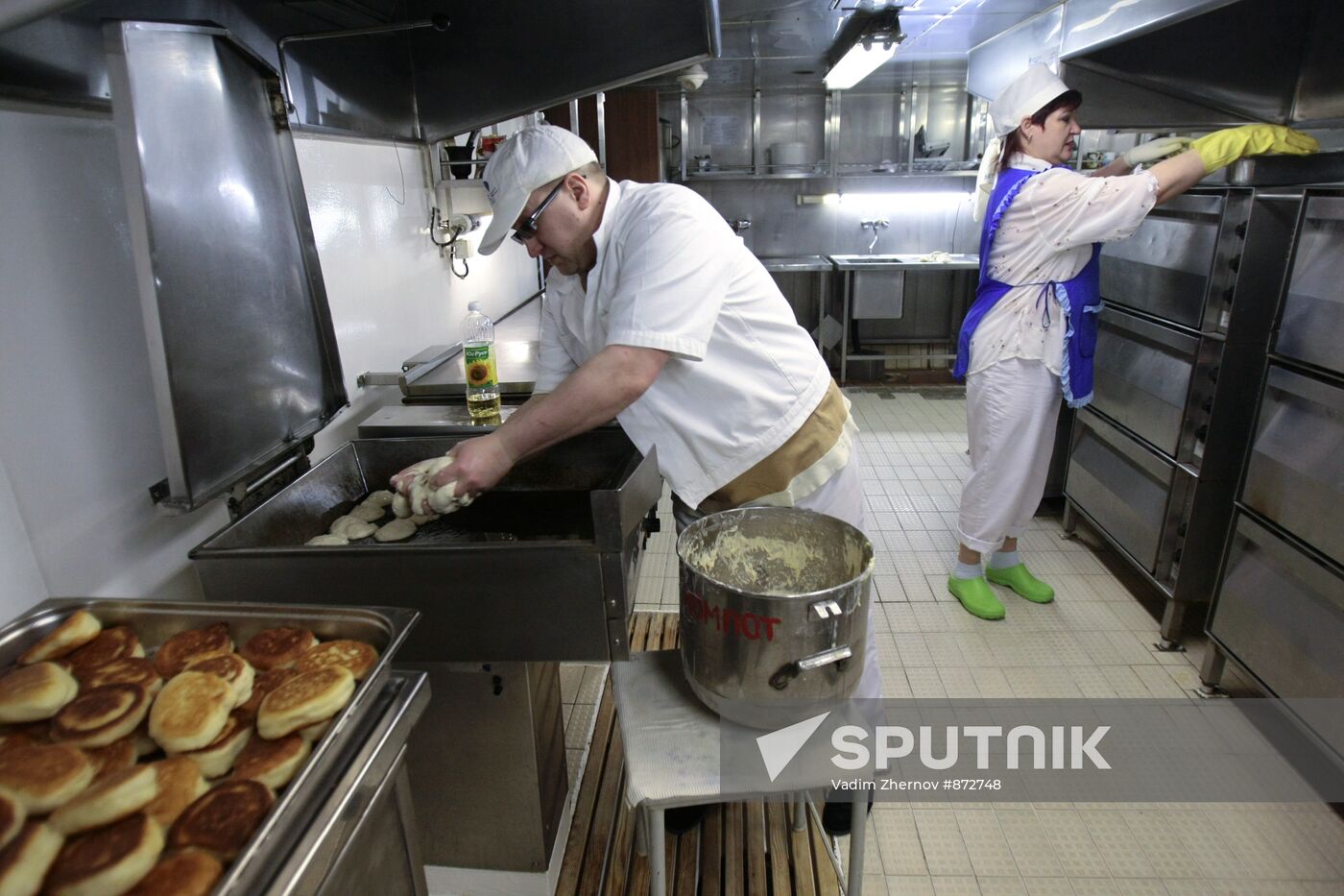 Cook-house of Vaigach nuclear icebreaker