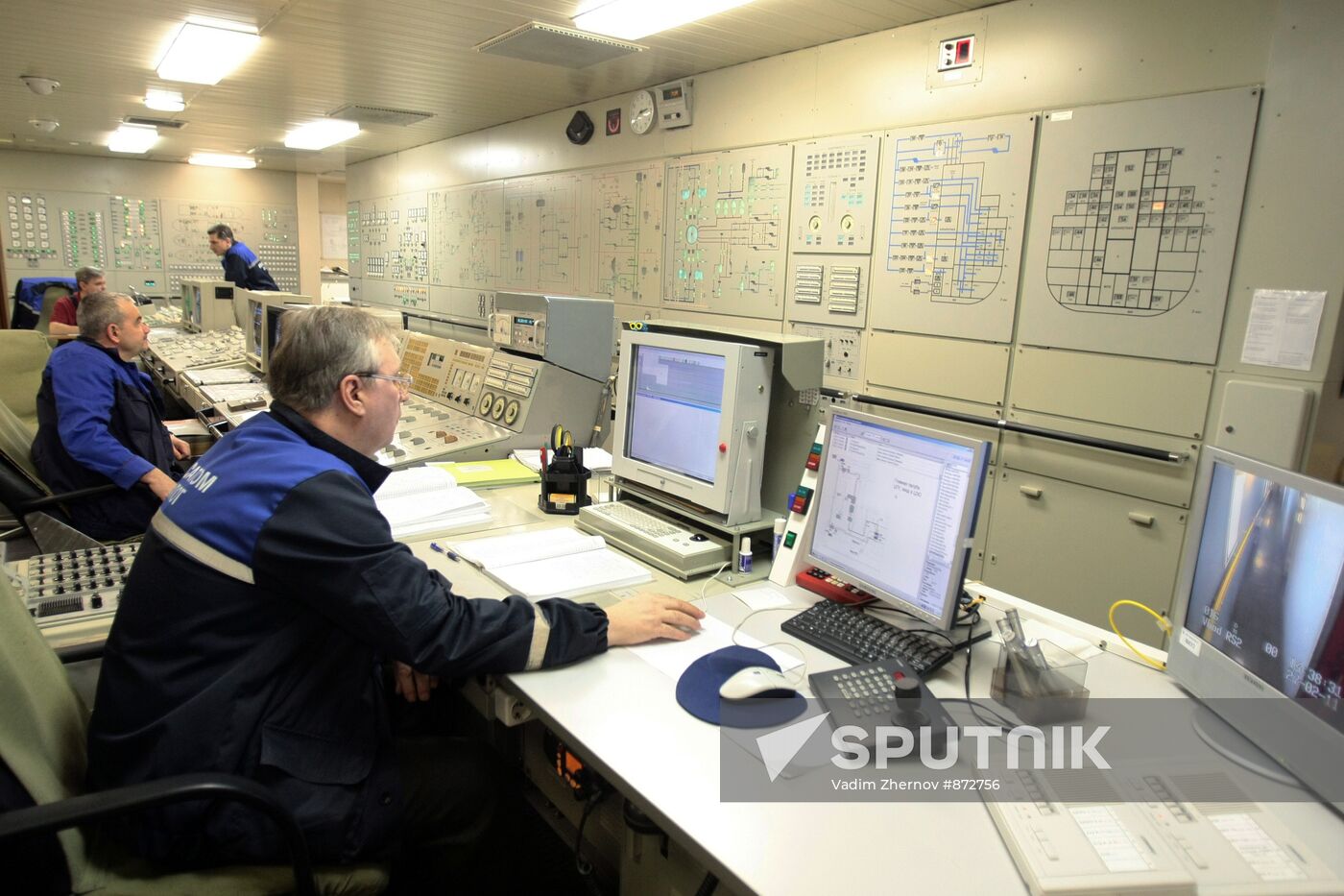 Vaigach nuclear icebreaker Central Control Room