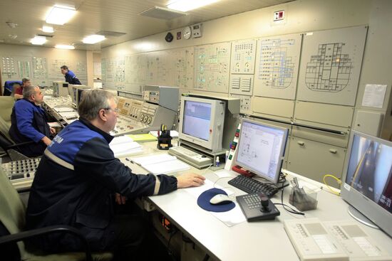 Vaigach nuclear icebreaker Central Control Room