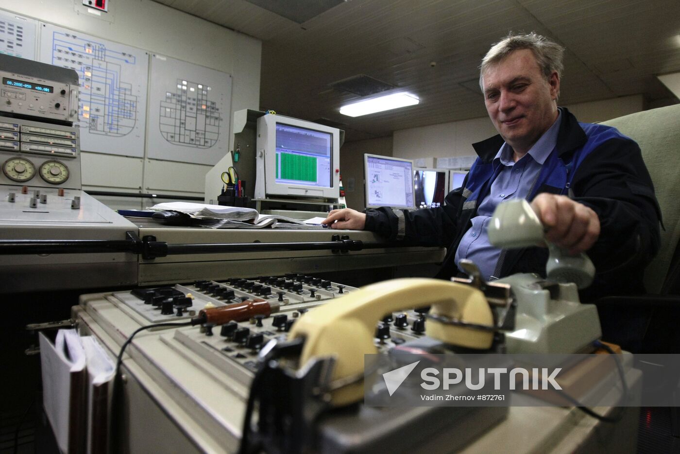 Vaigach nuclear icebreaker Central Control Room