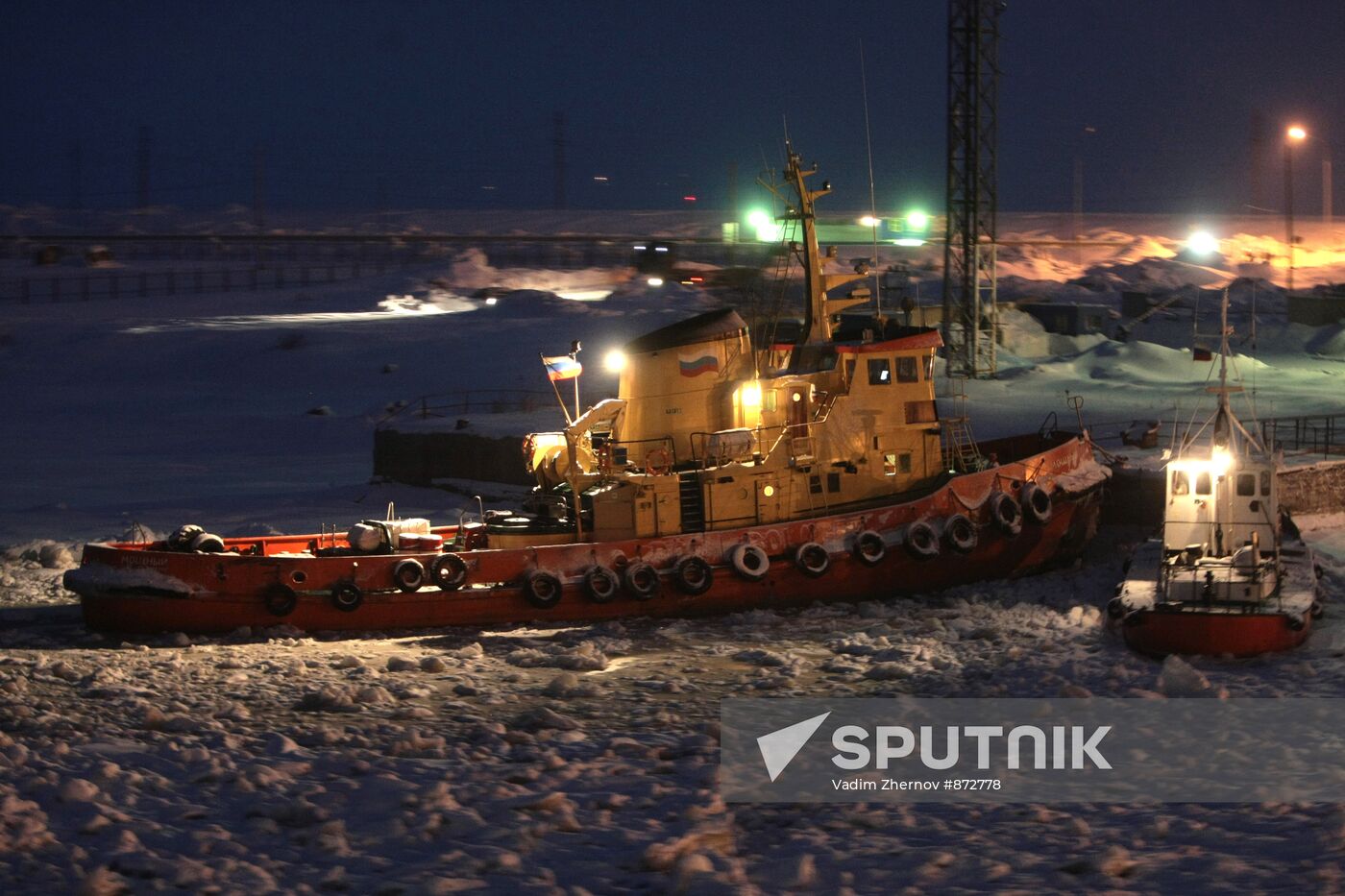 St.Petersburg Big Port quay