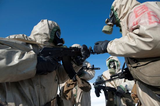 Drills for Radiological, Biological and Chemical Defence Troops