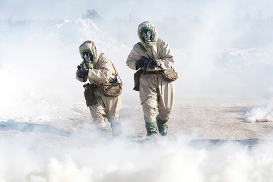 Drills for Radiological, Biological and Chemical Defence Troops