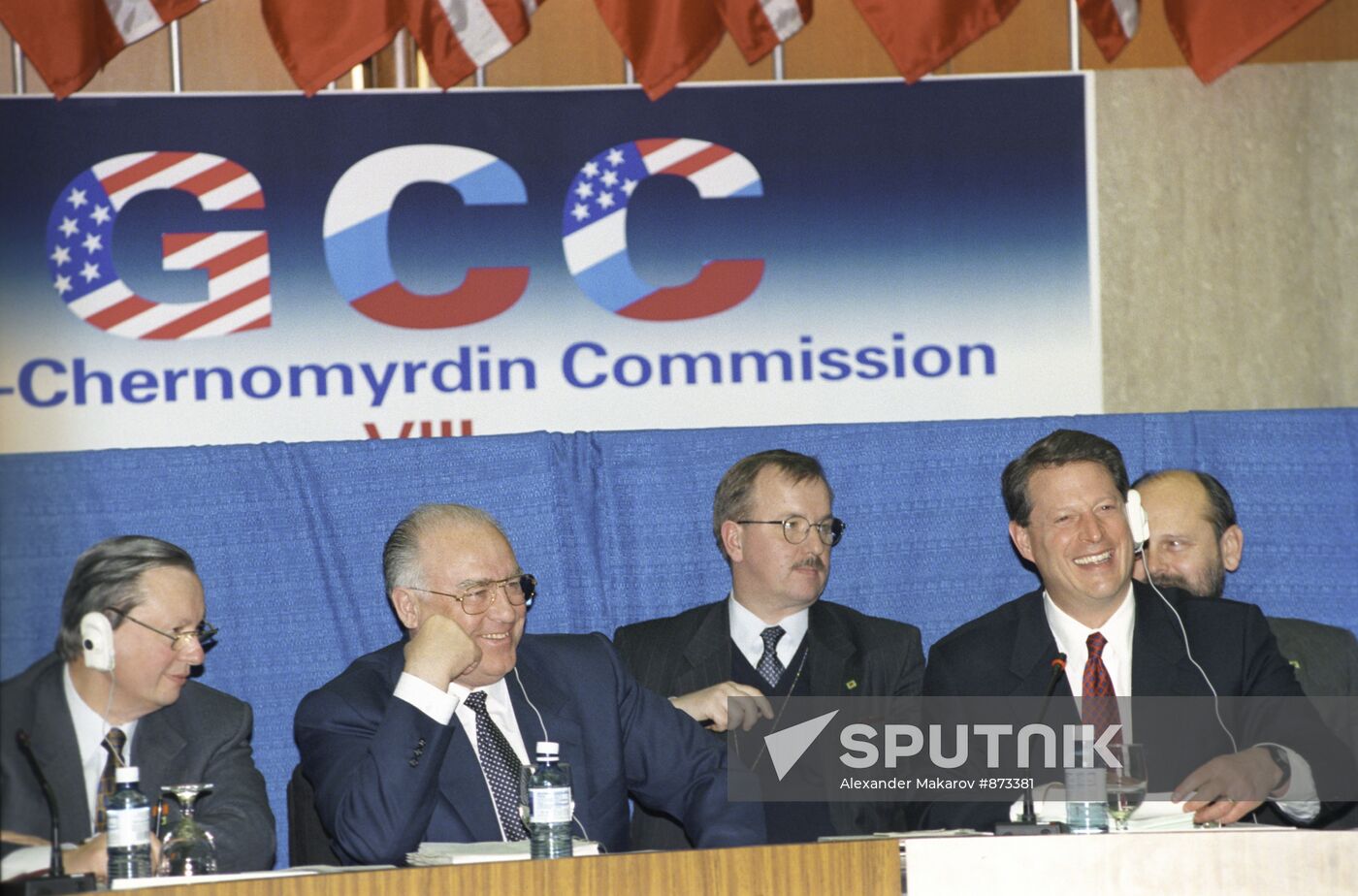 Viktor Chernomyrdin and Albert Gore