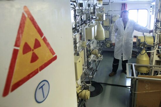 Gas detection laboratory of nuclear ice breaker Vaygach