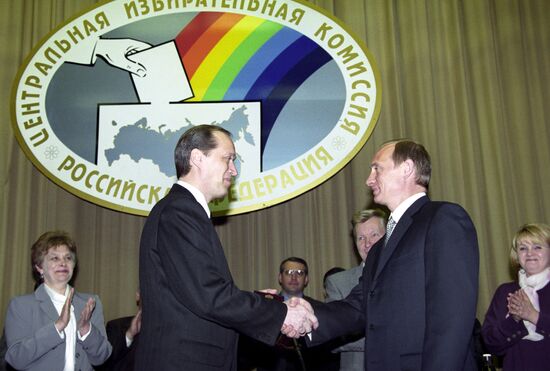 Vladimir Putin elected President of Russian Federation