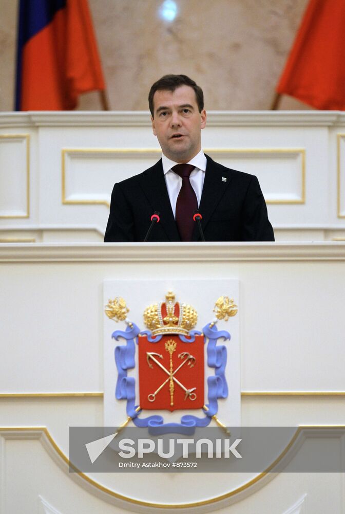 Dmitry Medvedev's working visit to Northwestern federal district