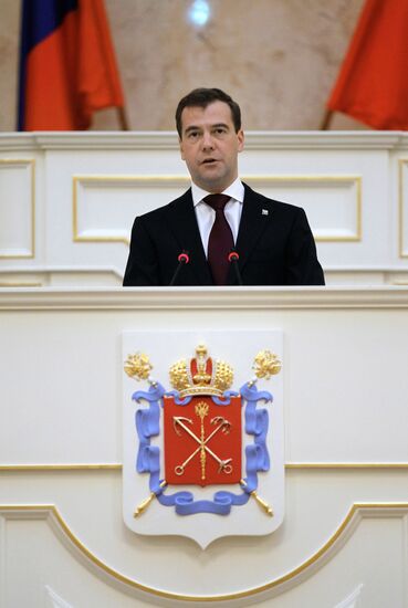 Dmitry Medvedev's working visit to Northwestern federal district