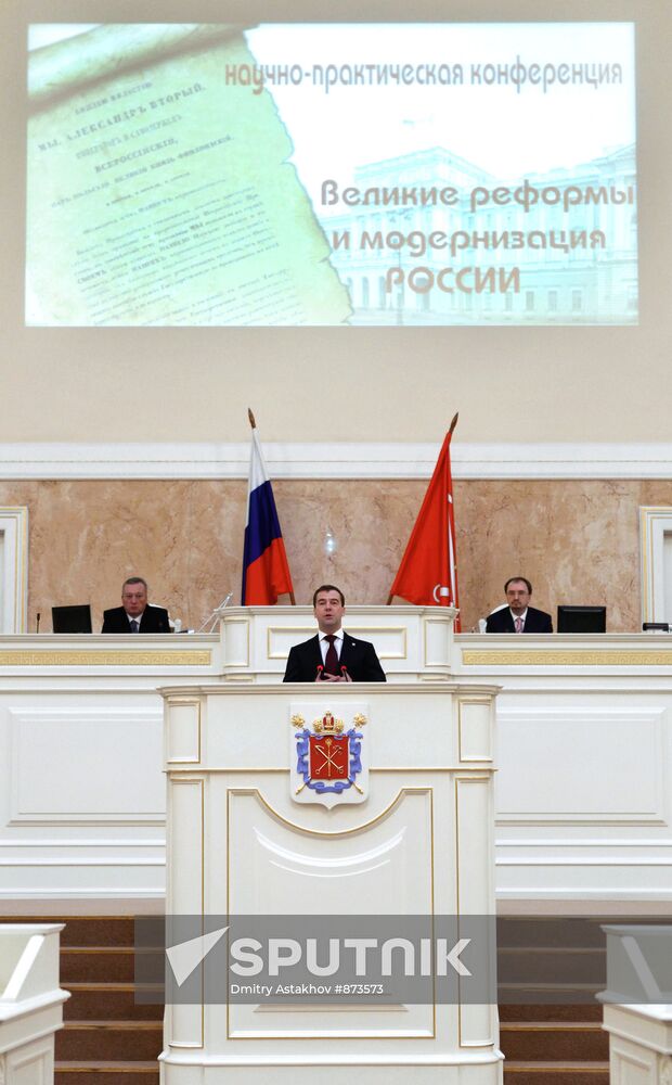 Dmitry Medvedev's working visit to Northwestern federal district