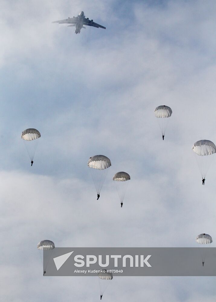 Air Landing troops exercise in Ryazan Region