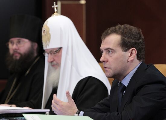 Dmitry Medvedev holds meetings on March 4, 2011