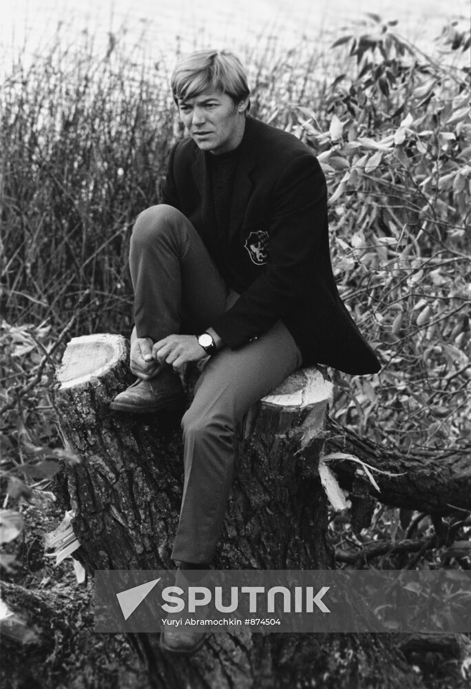 Soviet and Russian theatre and movie actor Alexander Sbruyev