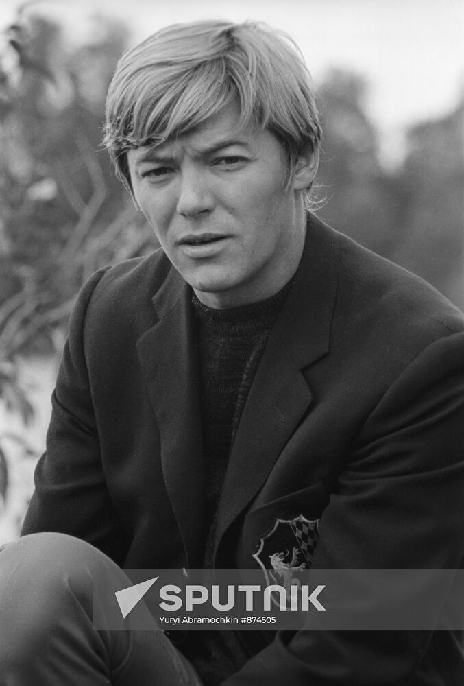 Soviet and Russian theatre and movie actor Alexander Sbruyev