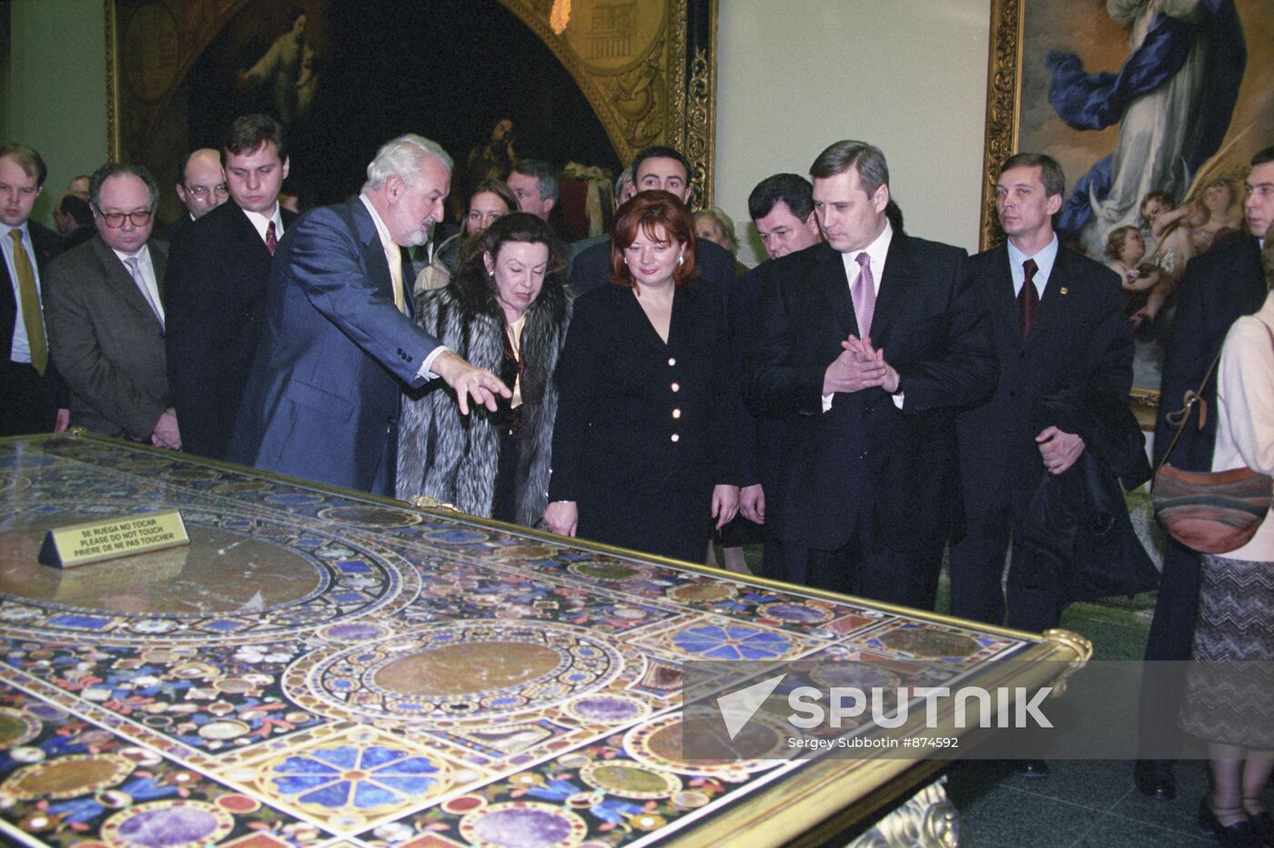 Mikhail and Irina Kasyanov at the Prado National Museum