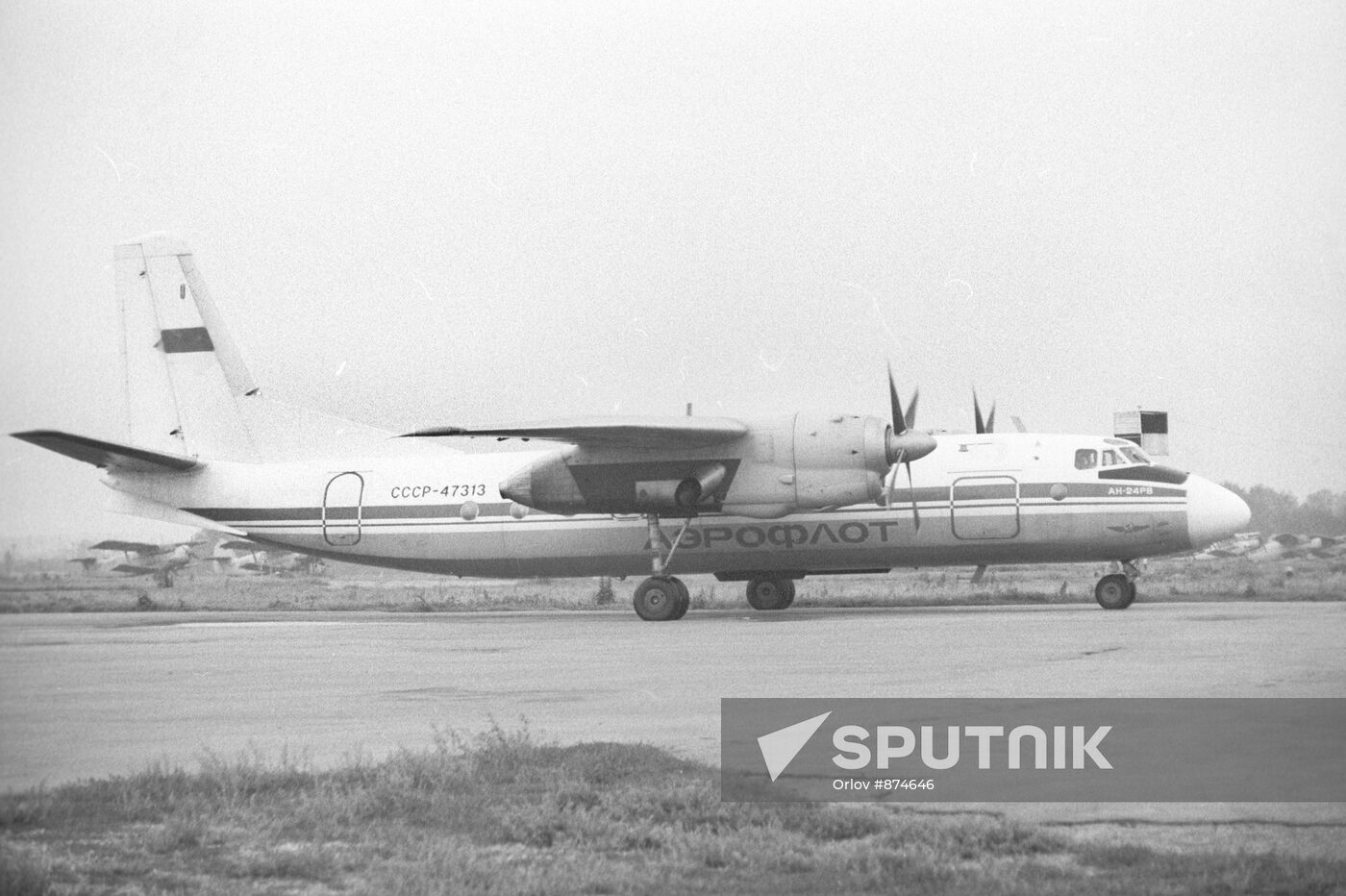 An Antonov An-24 airliner