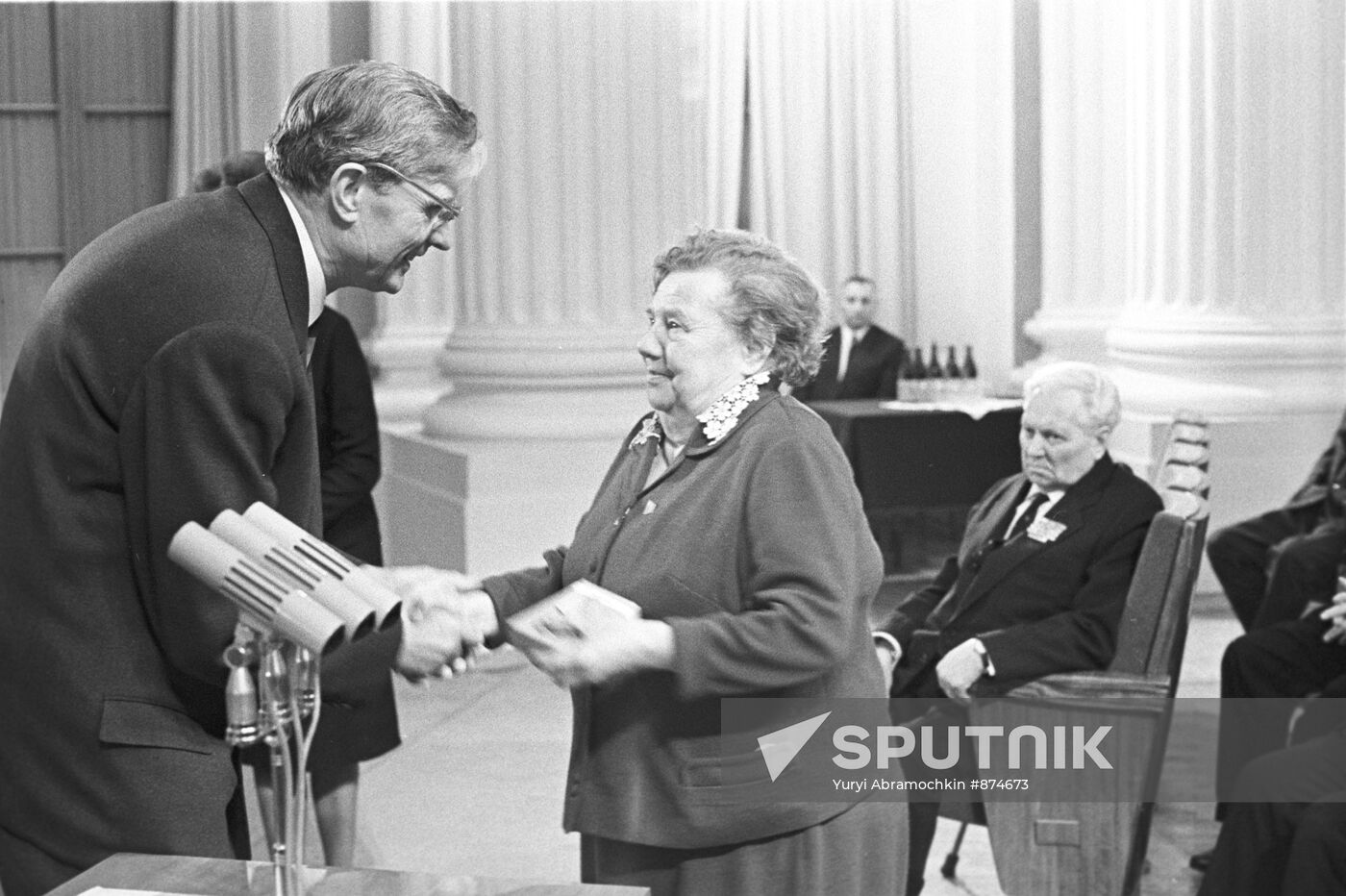 Mikhail Suslov and Lidya Parviainen