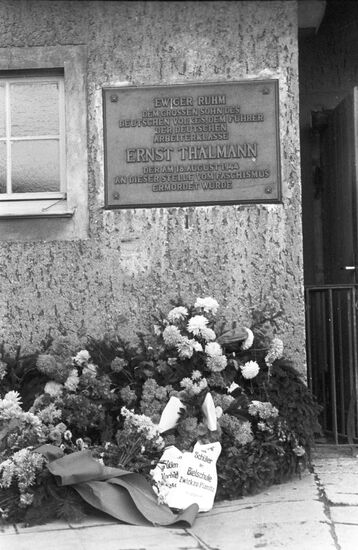 Ernest Thaelmann's death