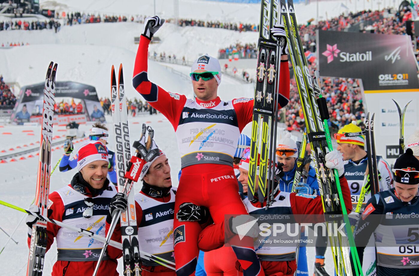 Cross-Country Skiing World Cup. Men's Relay Race