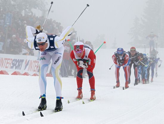 Cross-Country Skiing World Cup. Men's Relay Race