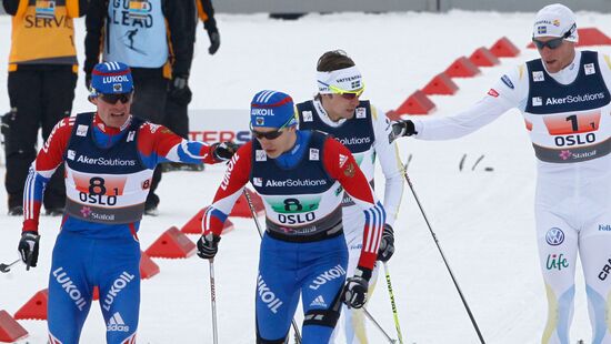 Cross-Country Skiing World Cup. Men's Relay Race