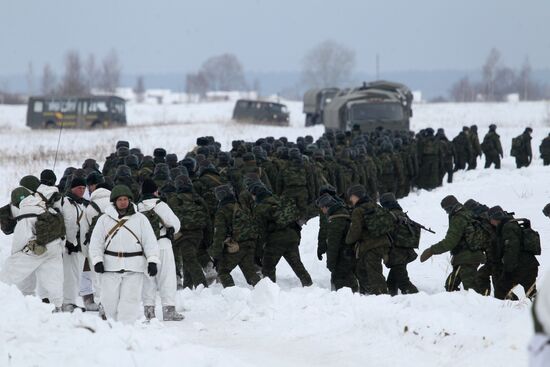 Air Landing troops exercise in Ryazan Region