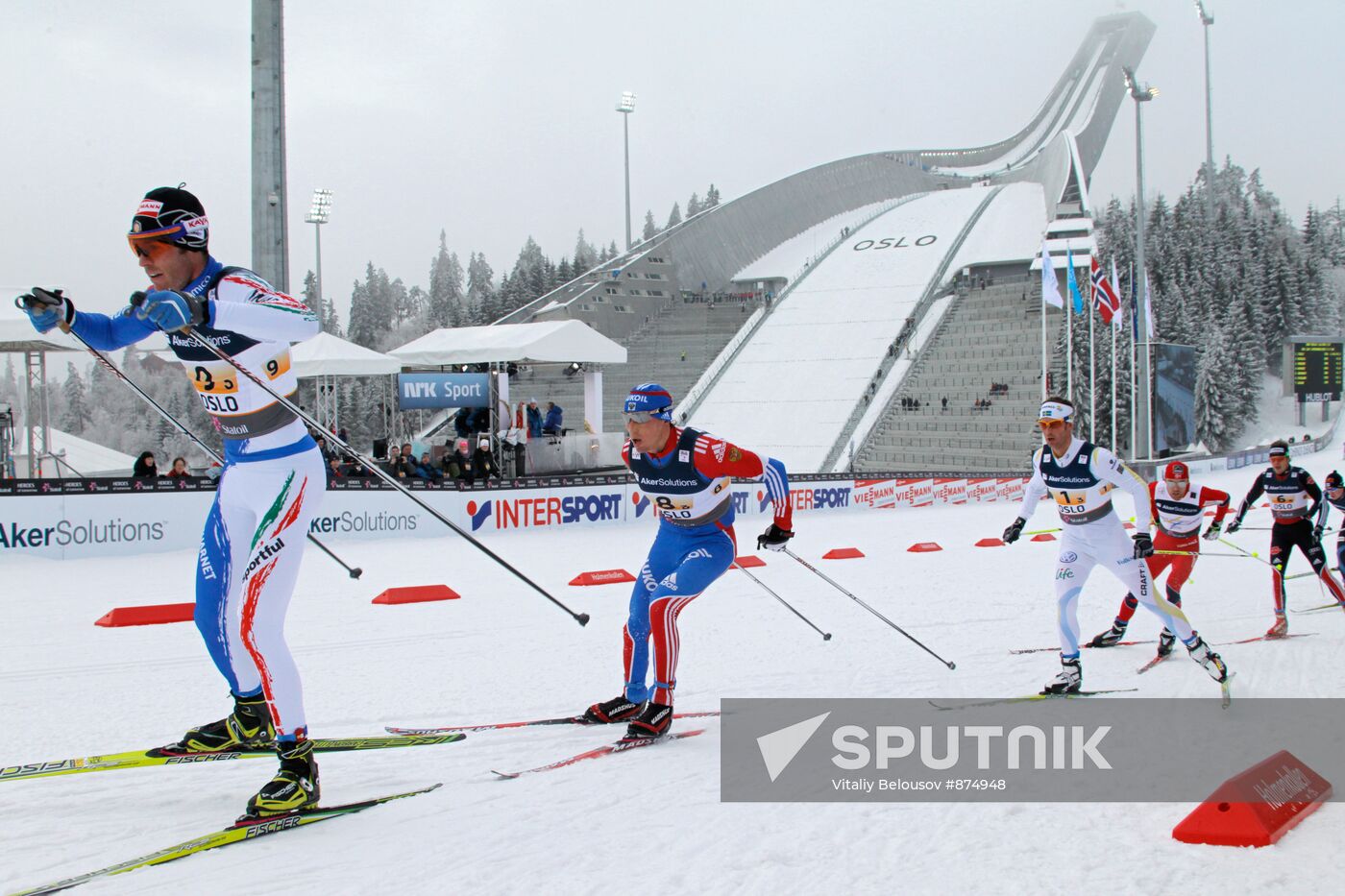 Cross-Country Skiing World Cup. Men's Relay Race