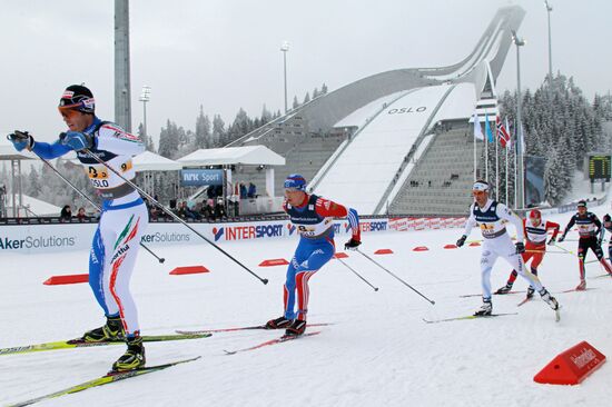 Cross-Country Skiing World Cup. Men's Relay Race