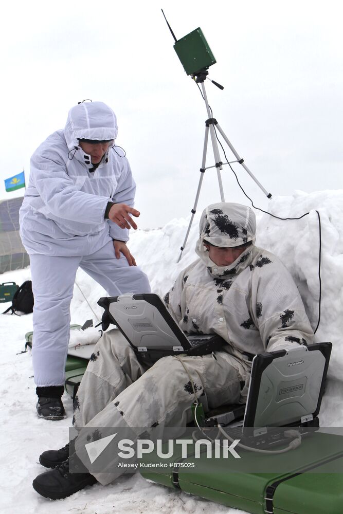 Exercise of airborne froces, Ryazan region