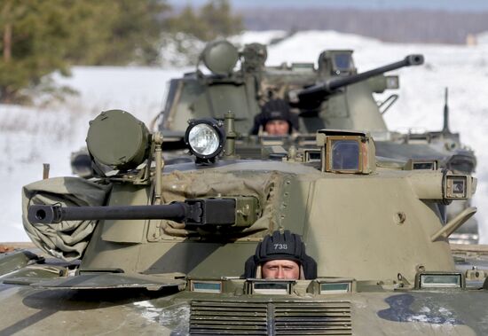 Air Landing troops exercise in Ryazan Region