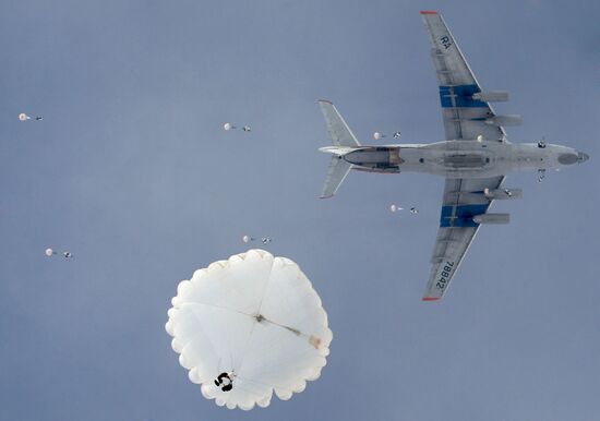 Exercise of airborne froces, Ryazan region