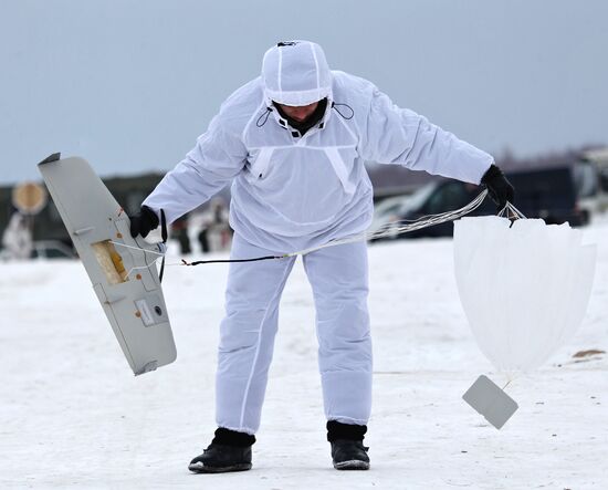 Exercise of airborne froces, Ryazan region