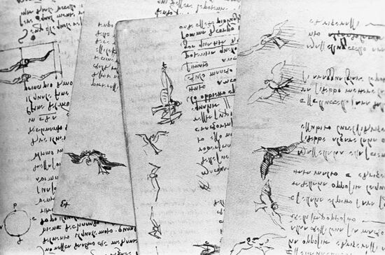 Manuscript by Leonardo da Vinci