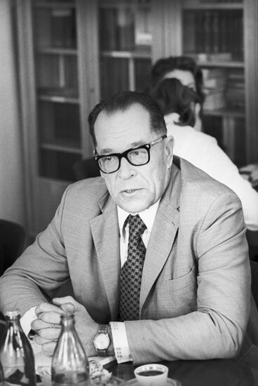 Scientist Valery Yegorov