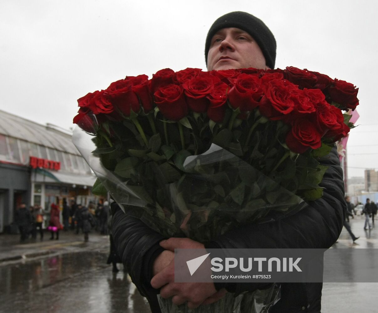 Preparations for March 8th holiday