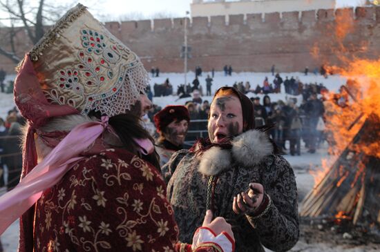 Shirokaya Maslenitsa festival in Veliki Novgorod
