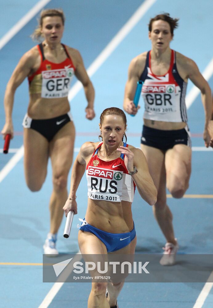 European Athletics Indoor Championships. Day Three