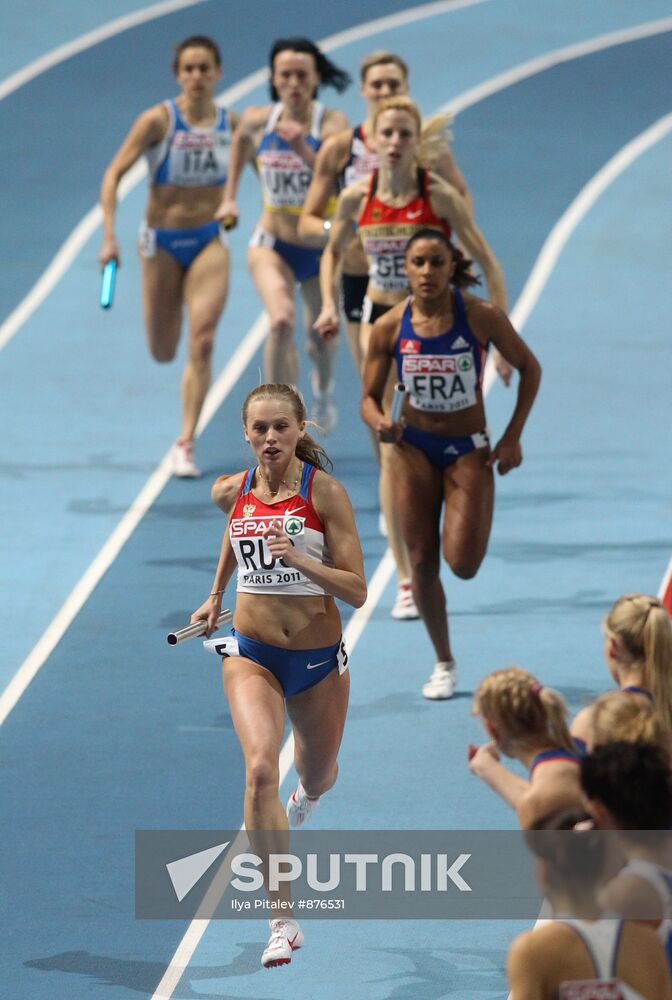 European Athletics Indoor Championships. Day Three