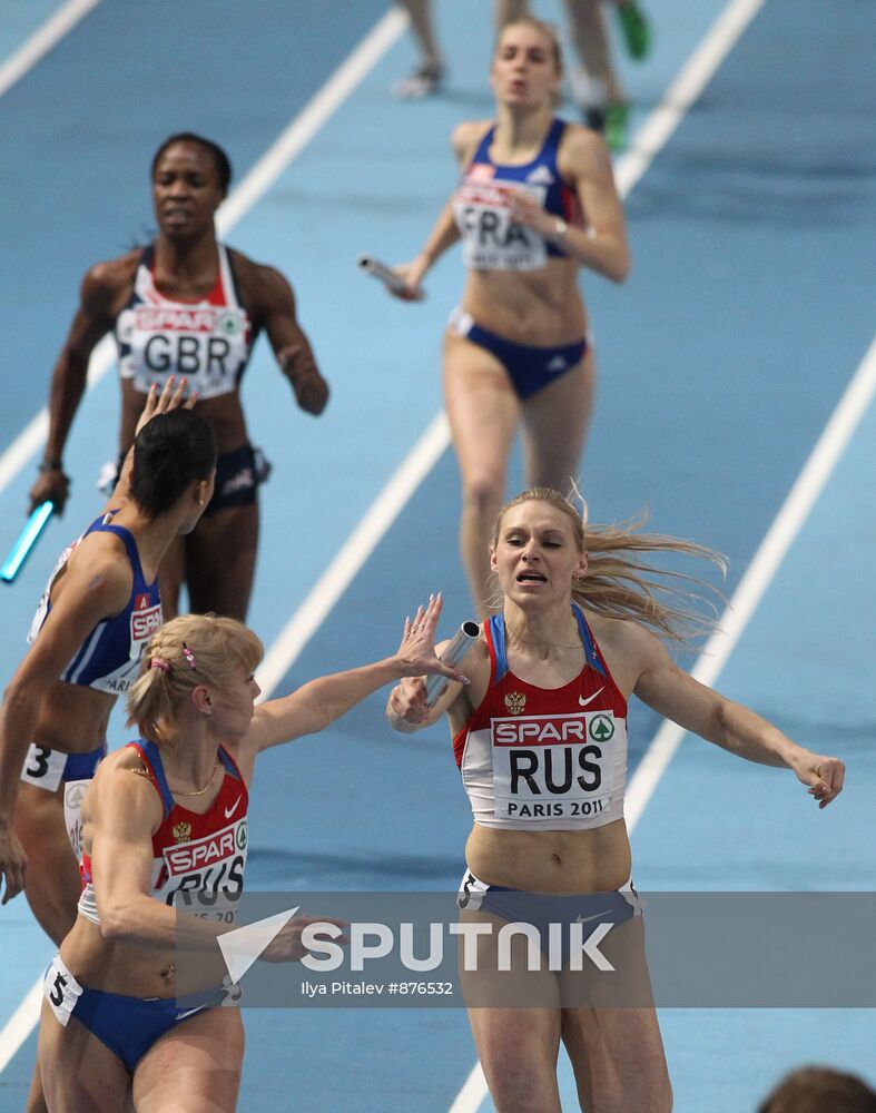 European Athletics Indoor Championships. Day Three