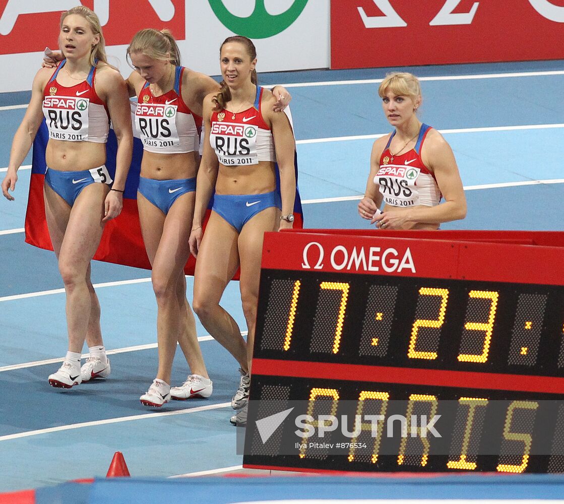 European Athletics Indoor Championships. Day Three