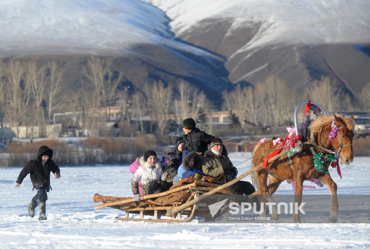 Maslenitsa Shrovetide in trans-Baikal region