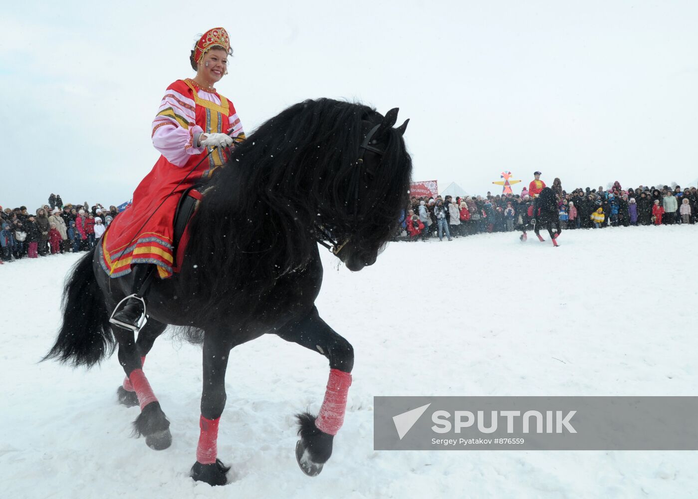 Shirokaya Maslenitsa festival in Moscow Region