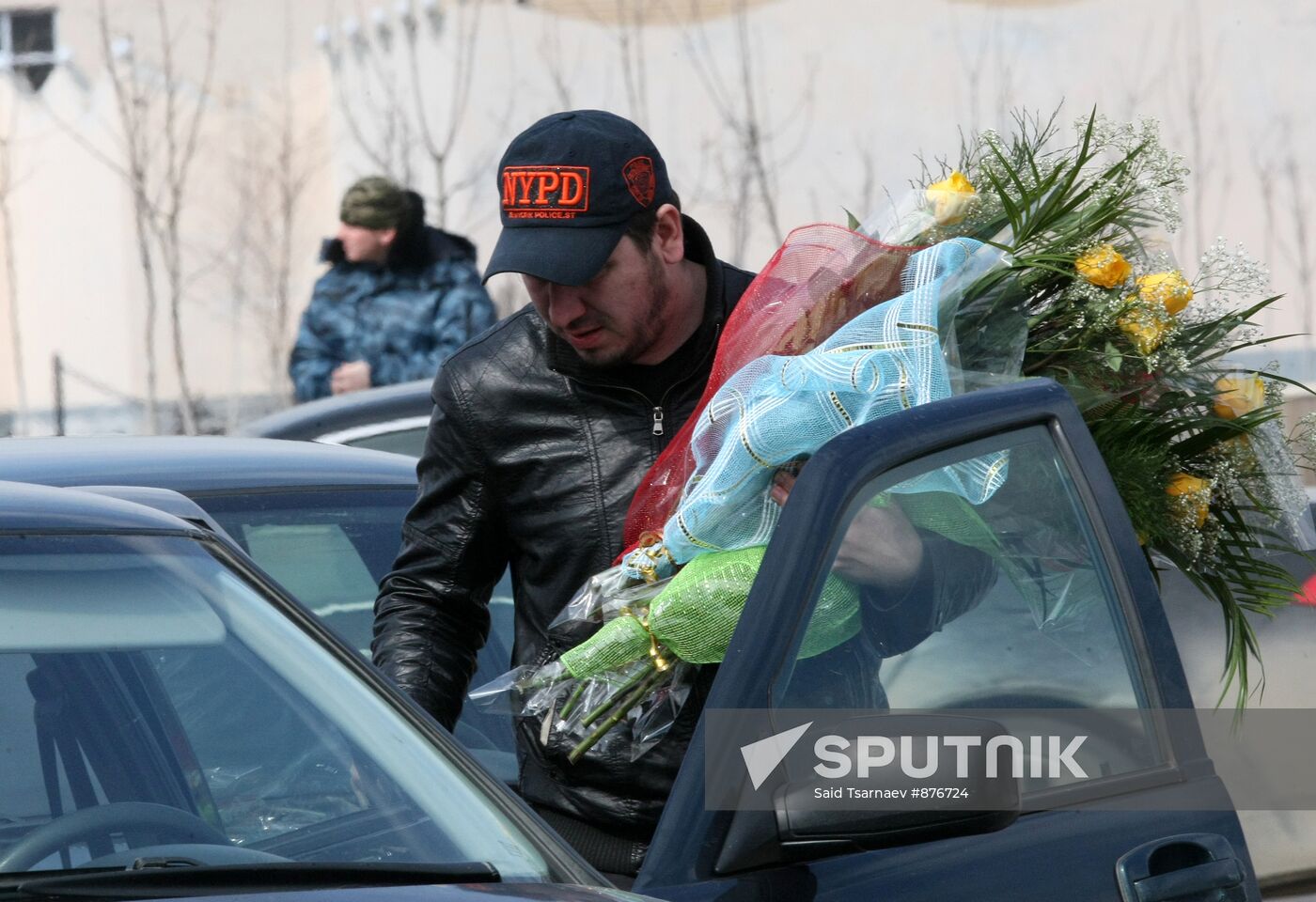 Preparing for 8th March celebration in Grozny