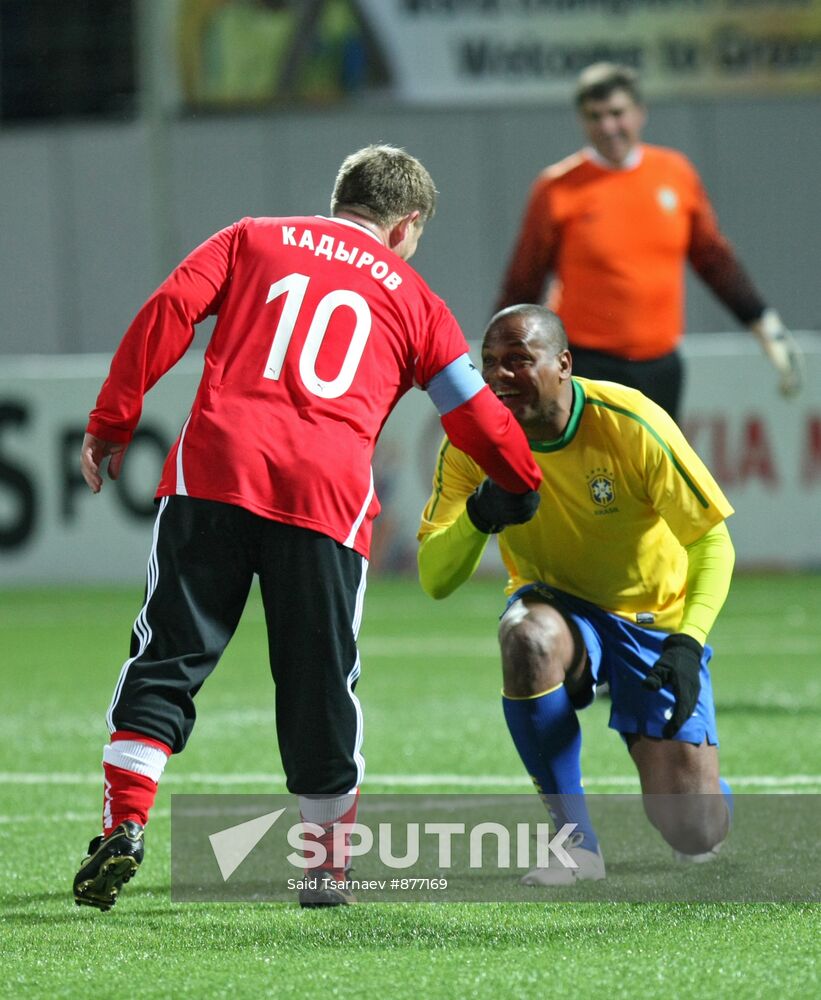 Ramzan Kadyrov and Romario