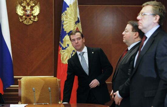 Dmitry Medvedev holds a number of events in March 9, 2011